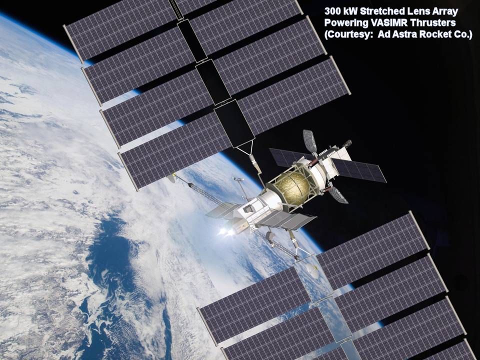 SLA Powering VASIMR in Space
